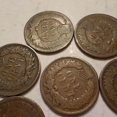 10 Indian Head pennies