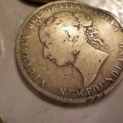 6- Coins/ British Coins/ 1917,1cent/1874,50cent/1894,20cent/1912,20cent/1941,5cent.