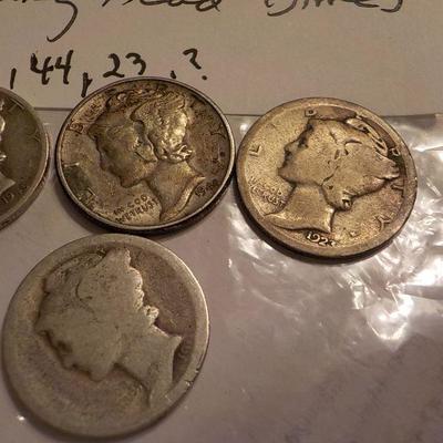 5 Mercury Dimes