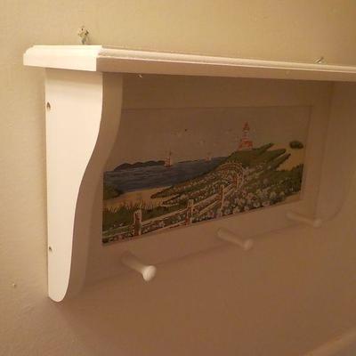 Bathroom or Hall sea pic. shelve.
