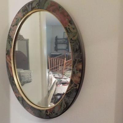 12 inch enamel edge mirror .