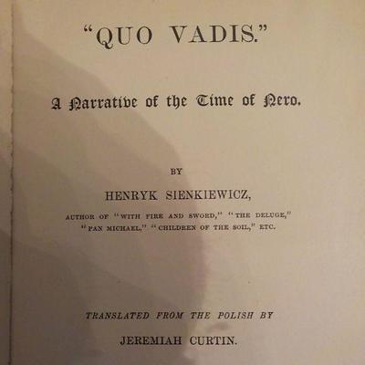 "QUO VADIS"