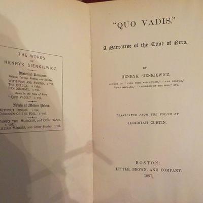 "QUO VADIS"