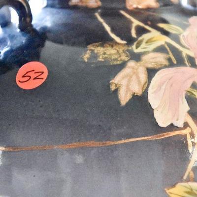Lot 52: Beautiful Hand Painted Vintage Urn with Squirrels