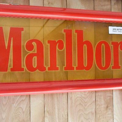 Lot 76: Large Marlboro Neon Sign #1