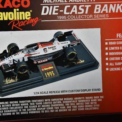 Lot 92: Collection of Texaco Havoline Racing Die Cast Banks #1