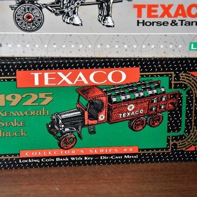 Lot 94: Collection of Texaco Die Cast Tanker Banks #1