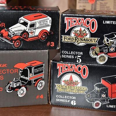 Lot 95: Collection of Texaco Die Cast Tanker Banks #2