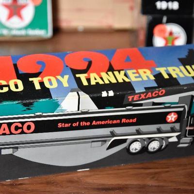 Lot 98: Collection of Texaco Die Cast Tanker Banks #4