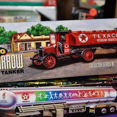 Lot 100: Collection of Texaco Die Cast Tanker Banks #6