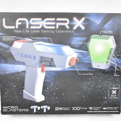 Laser x Laser Tag Micro Double Blasters, $20 Retail - New