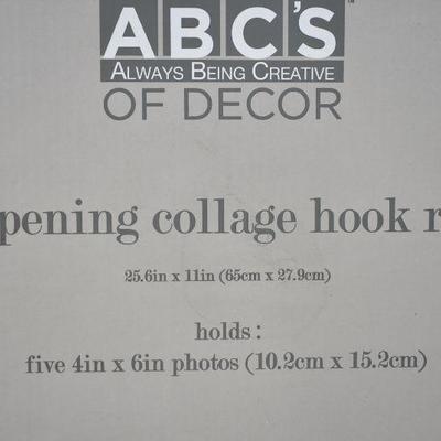 5 Opening Collage Frame Hook Rack - New