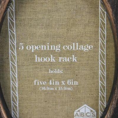 5 Opening Collage Frame Hook Rack - New