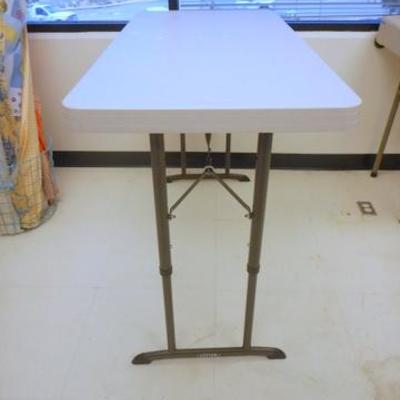 Lot 153 - Portable Plastic Table 48'' x 24''
