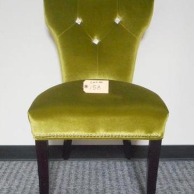 Lot 158 - Plush and Soft Avocado Green Upholstered Accent Chair