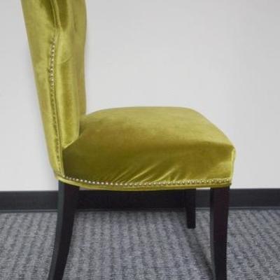 Lot 158 - Plush and Soft Avocado Green Upholstered Accent Chair