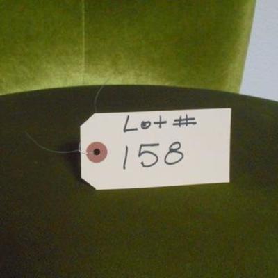 Lot 158 - Plush and Soft Avocado Green Upholstered Accent Chair