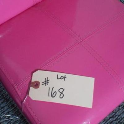 Lot 168 - Childs Hot Pink Patent Leather Chair 