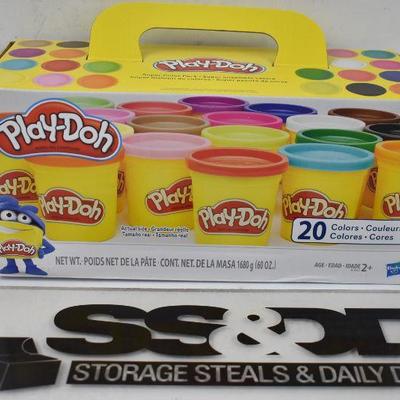 Play-Doh Super Color 20-Pack with 20 Colors, 60oz - New