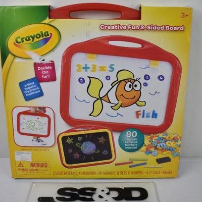 Crayola Create and Educate 2-Sided Board, $22 Retail - New