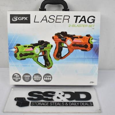 GPX Laser Tag Blasters, 2 Pack, $15 Retail - New