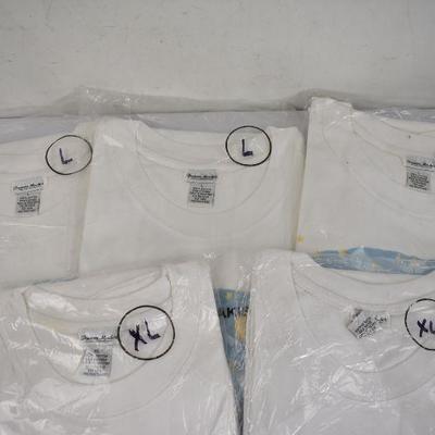 6 New T-Shirts by Dream Modes: 3 size large & 3 size XL - New