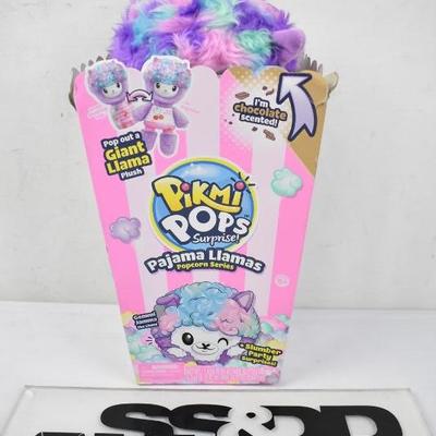 Pikmi Pops Giant Pajama Llama, Scented Stuffed Plush Toy in Popcorn Box - New | EstateSales.org