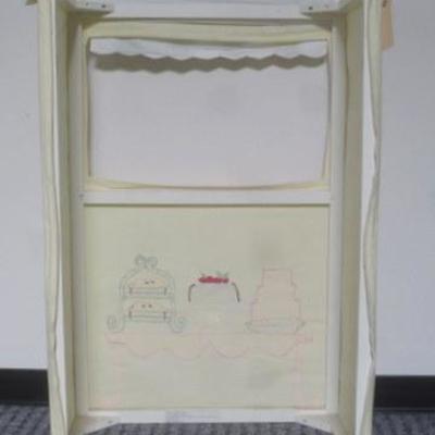 Lot 178 - Childrens Cloth Play Bakery + 3 Inflatable Chair Stools
