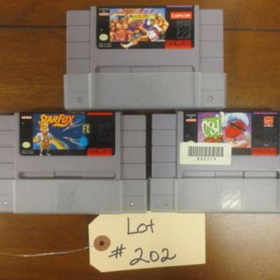 Lot 202 - Trio of Super Nintendo Games 