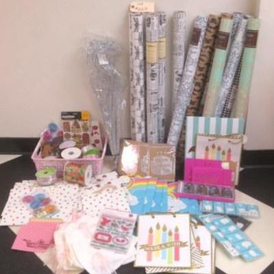 Lot 223 - Large Lot of Gift Wrapping Essentials 