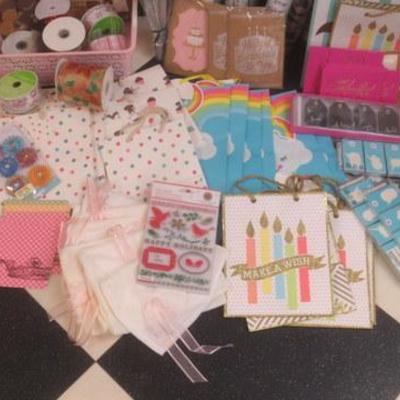 Lot 223 - Large Lot of Gift Wrapping Essentials 