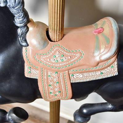 Lot 1: Carousel Horse on Metal Stand