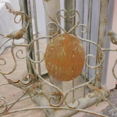 Lot 500 - Awesome Large Vintage Metal Gate Entrance w/ Side Columns