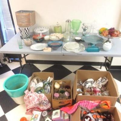 Lot 235 - Misc. Box Lot of Mostly Glass - Lots of Stuff
