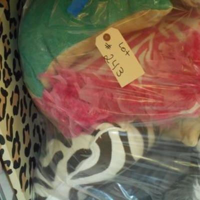 Lot 243 - Pillow Lot Animal Themes + Prints