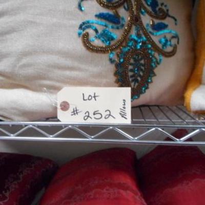 Lot 252 - Large lot of Quality Pillows, Some Feather