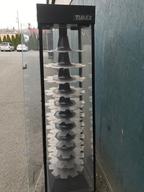 5 Timex Rotating Display Case EstateSales