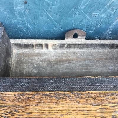 #99 - Antique International Time Recording Co. Mechanical Wood Clock