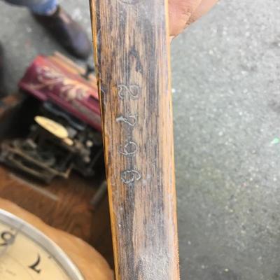 #99 - Antique International Time Recording Co. Mechanical Wood Clock