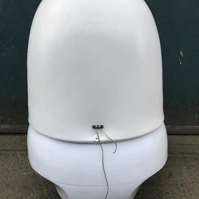 #42 - 1960's Egg Chair w/ Built in Speakers