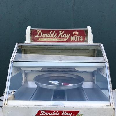 #53 - Vintage 1950's/1960's Double Kay Nut Shop Hot Vending Machine Display Case