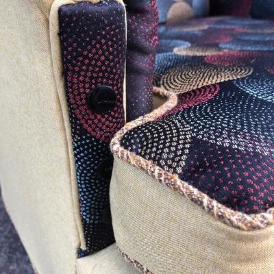 #56 - Newly Reupholstered Vintage Swivel Lounge Chair