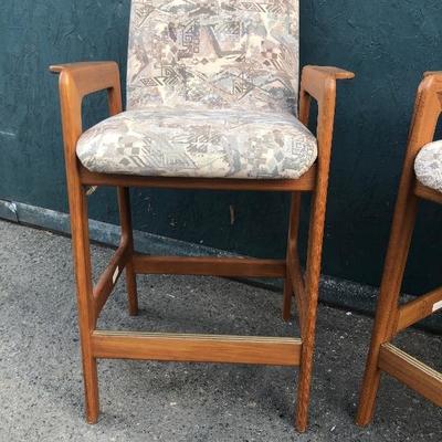 #58 - Mid Century Benny Linden Pair of Barstools