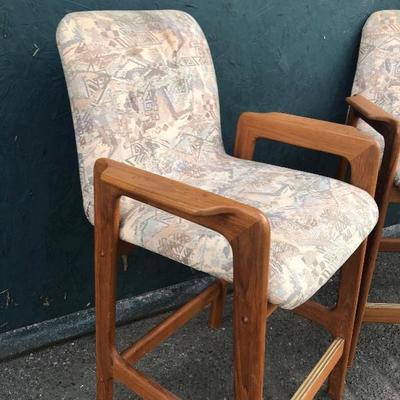 #58 - Mid Century Benny Linden Pair of Barstools