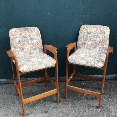 #58 - Mid Century Benny Linden Pair of Barstools