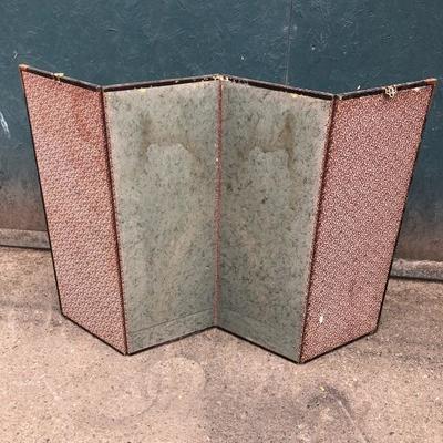#70 - Hand Painted Iris Privacy Screen