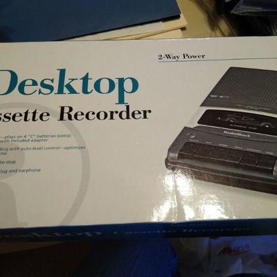 Radio Shack Desktop Cassette Recorder