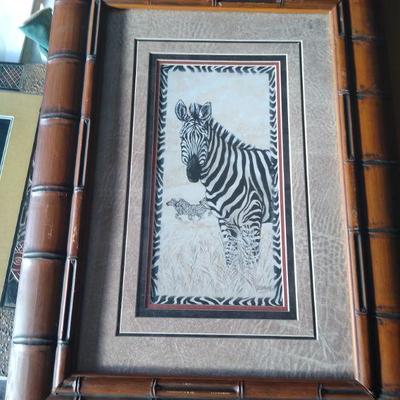 Zebra Framed Art