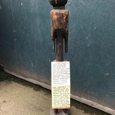 #94 - Antique Wood Sculpture 