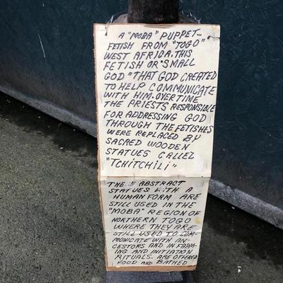 #94 - Antique Wood Sculpture 